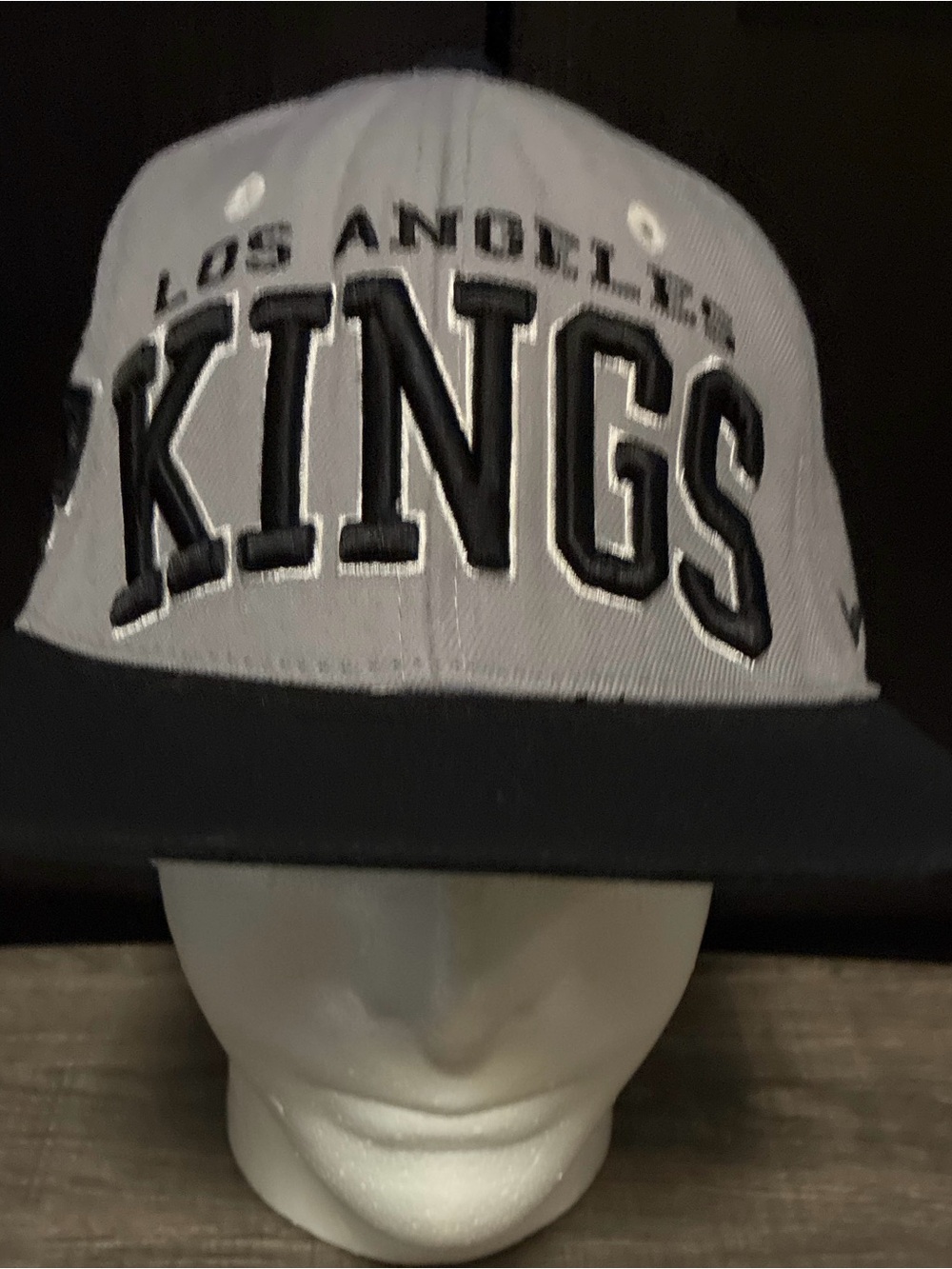 Los Angeles Kings Grey and Black Snapback Hat